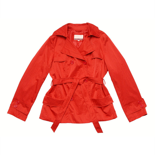 Red Rain Coat